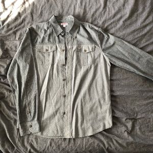 Grey True Religion Button Down